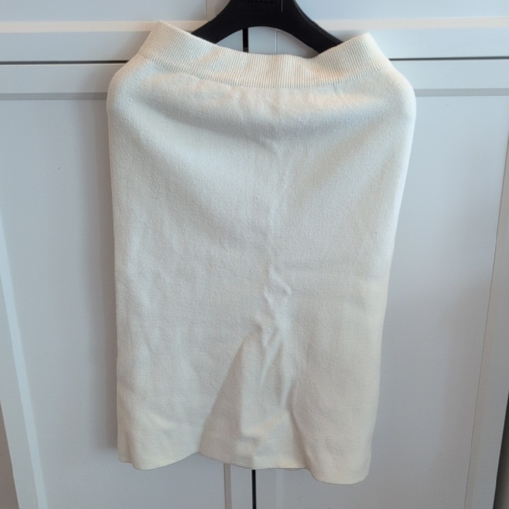 Cream Women's Knit Skirt